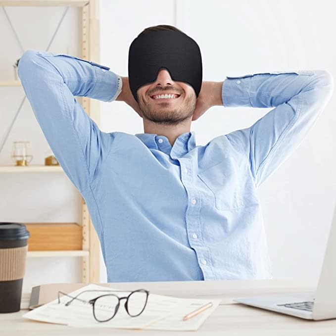 🔥🧊Migraine Relief Cap – ✨Hot & Cold Gel Therapy for Headache & Sinus Pain🎉