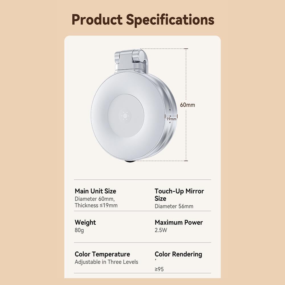 Foldable Magnetic Beauty Light for Phones