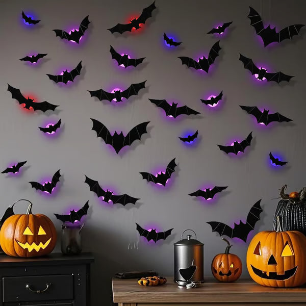 3D Bat Light Design LED Decorations🦇🎃