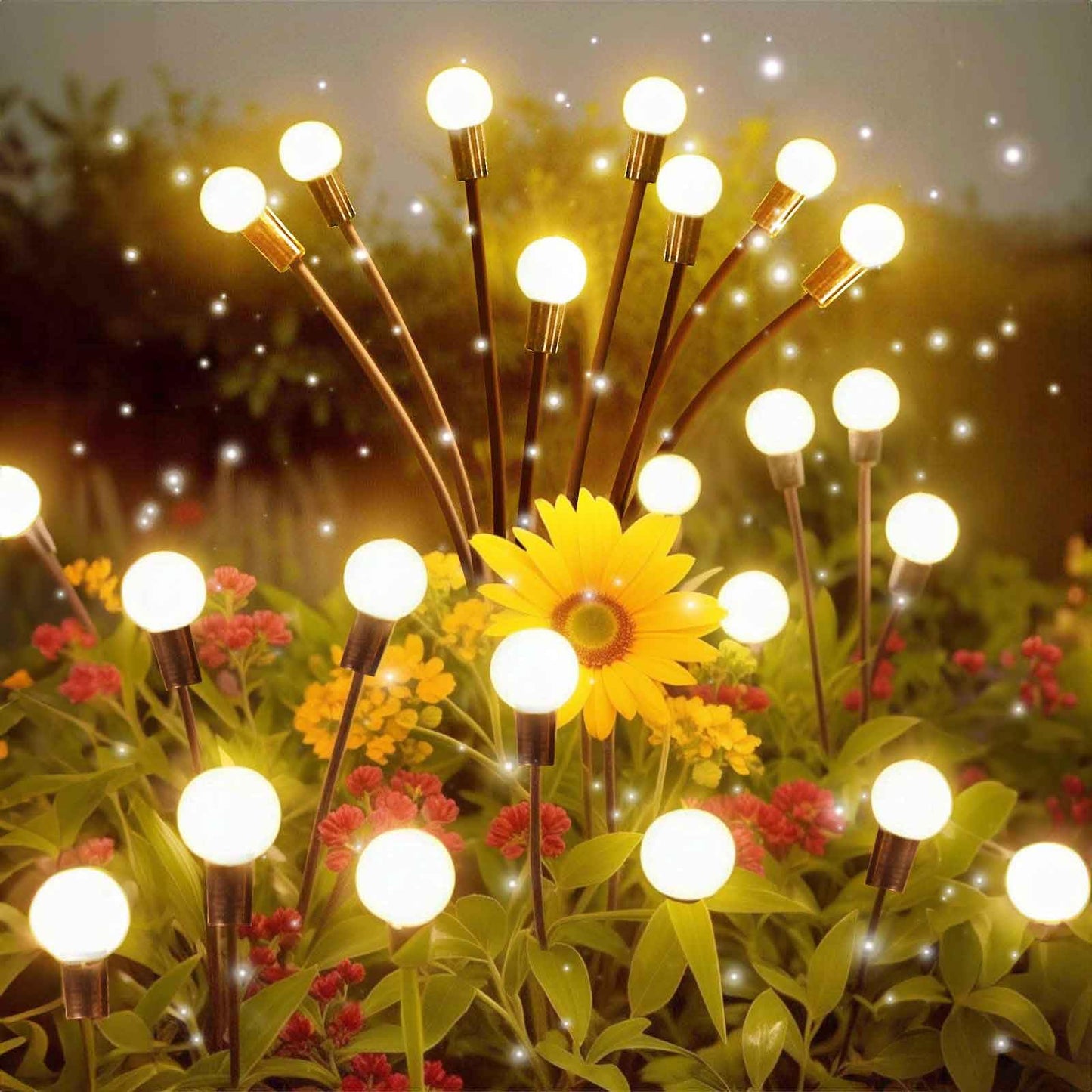 🔥Last Day 48% OFF-Solar Powered Firefly Garden Light