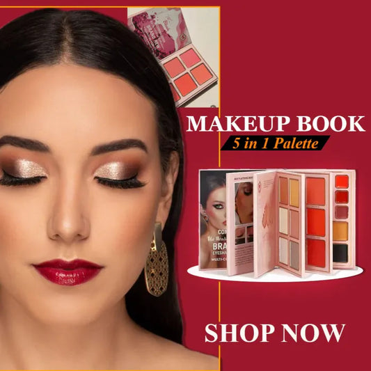 🎀Fashion 5-in-1 Makeup Book Palette🎨💄