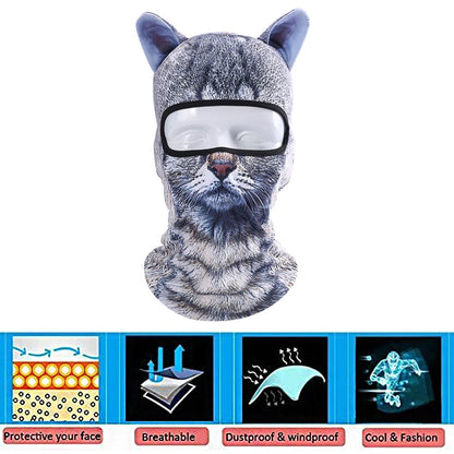 ✨🌞3D Fun Animal Masks - 🐕🐱🐺