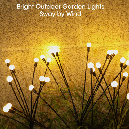 🔥Last Day 48% OFF-Solar Powered Firefly Garden Light