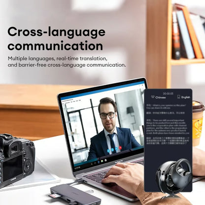 🏆#1 Best Seller ⚡⏰AI Translation Wireless OWS Bluetooth5.4 Earphones 🎧(Fit iOS & Android)