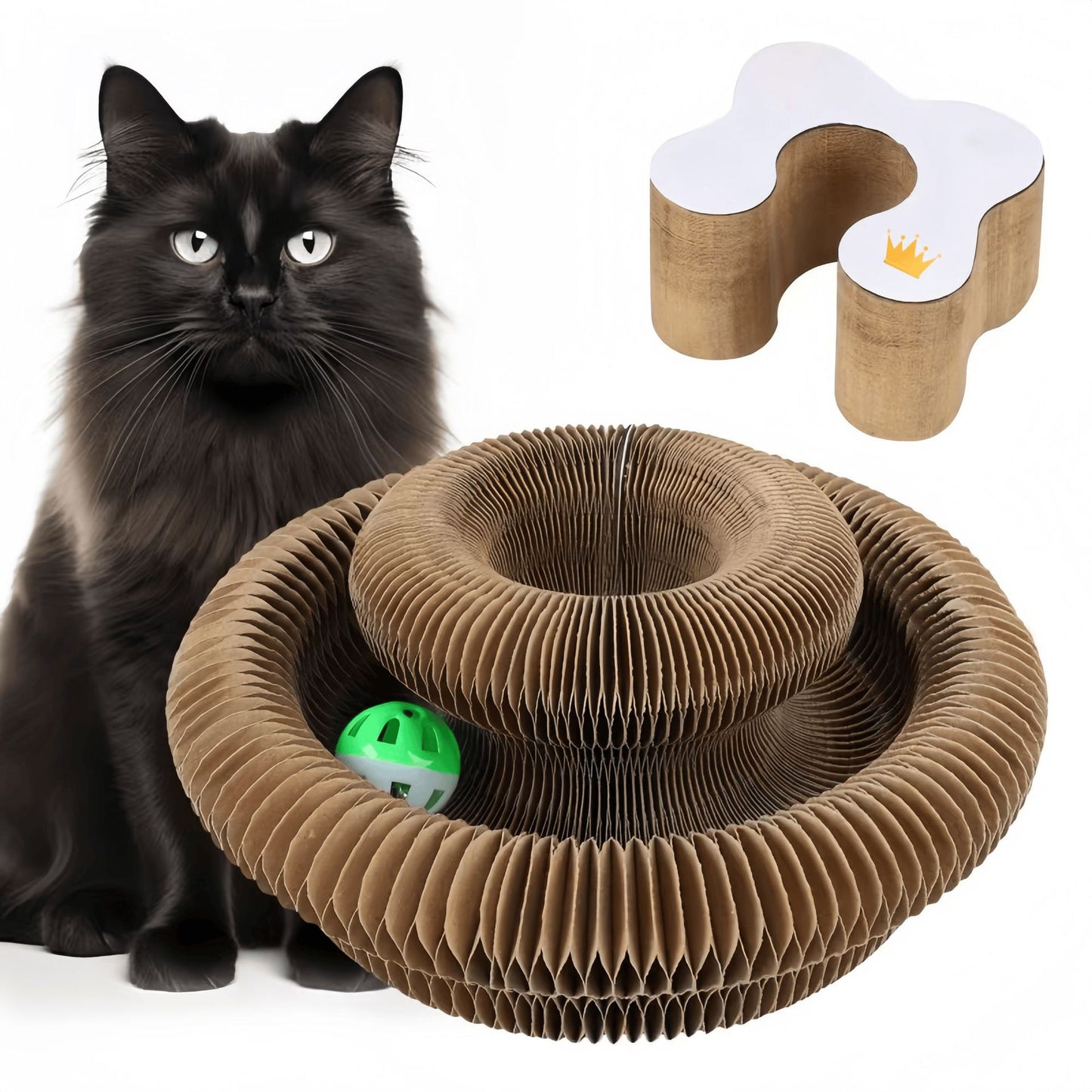 Foldable Organ Cat Scratcher Board