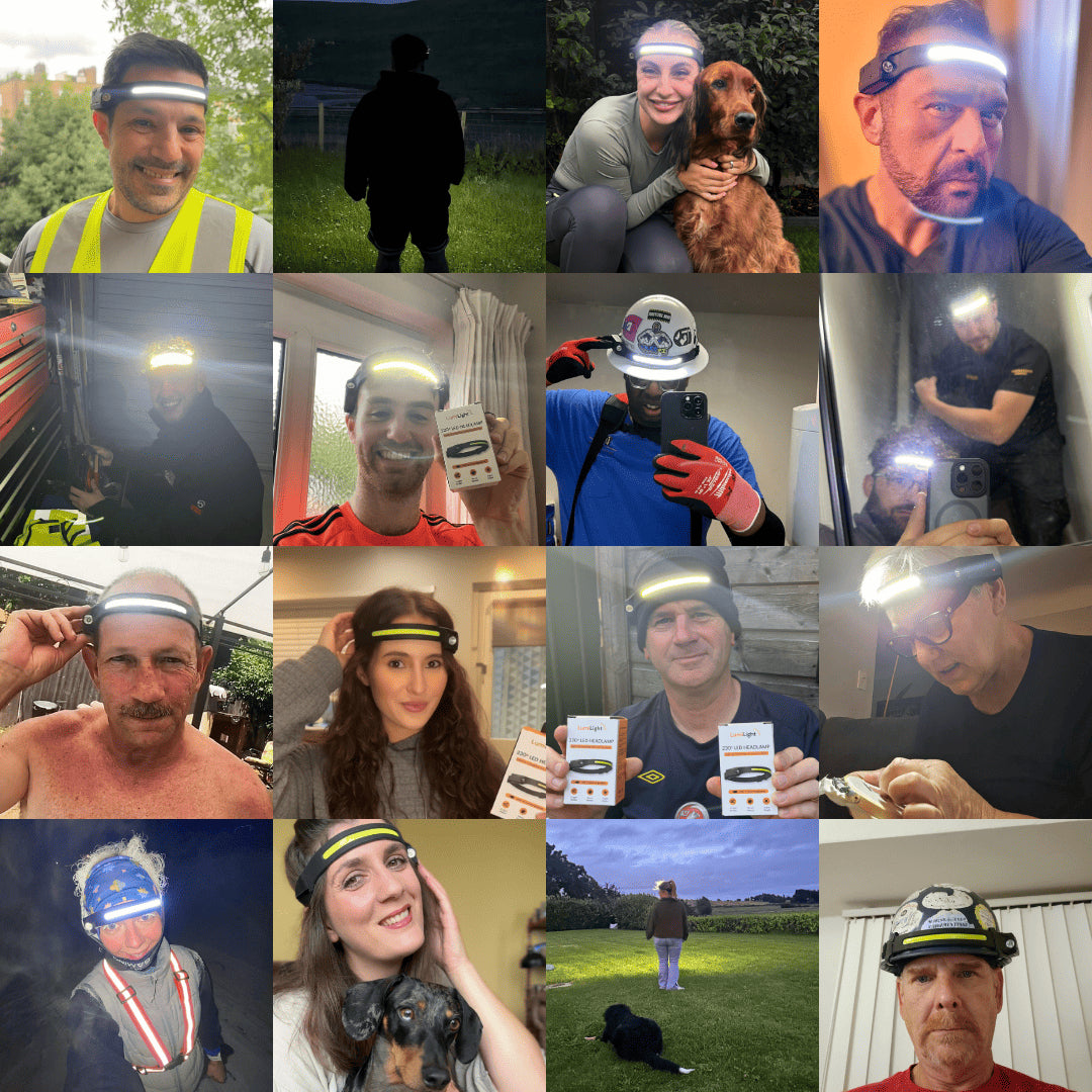 3 Colors Rechargeable Headlamps