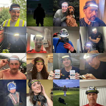 3 Colors Rechargeable Headlamps