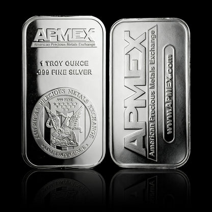 1 oz Silver Bar - 999 Fine Pure APMEX