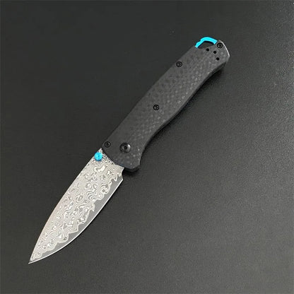 小浪BM535c Vg10 Damascus Blade Carobon Fiber Handle Pocket Knife
