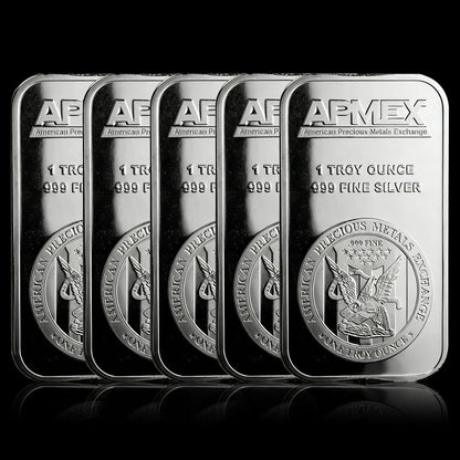1 oz Silver Bar - 999 Fine Pure APMEX