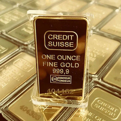 1 Oz Credit Suisse Gold Bar .Unique Serial Number