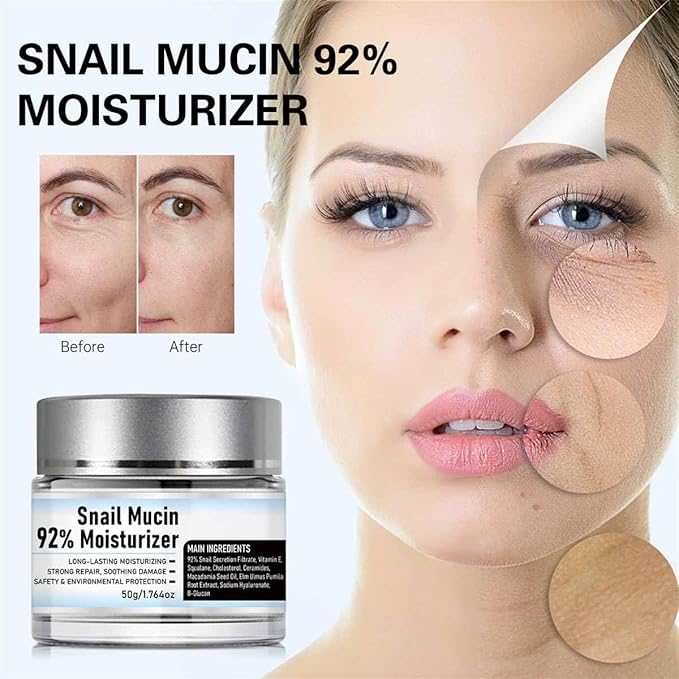 💥Daily Sales of 4000+🔥2025 Hot Sale 🐌Snail Mucin Moisturizer Daily Face Gel Cream