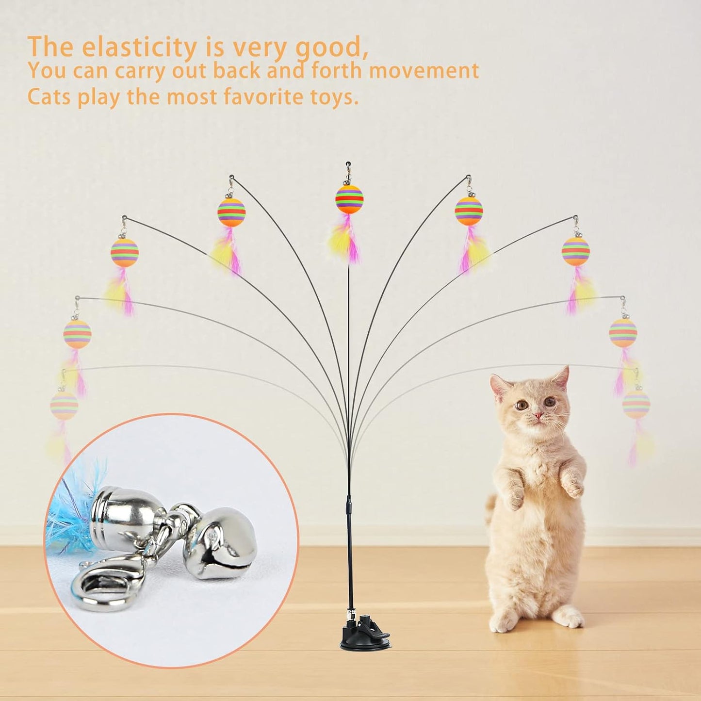 Interactive Bird Simulation Cat Toy Set