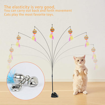 Interactive Bird Simulation Cat Toy Set