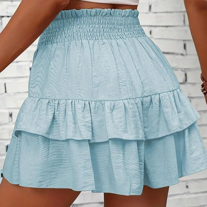 Boho Ruffle Skorts