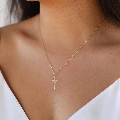 Crown Cross Necklace