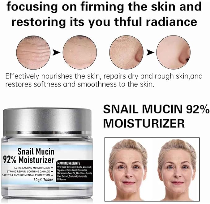 💥Daily Sales of 4000+🔥2025 Hot Sale 🐌Snail Mucin Moisturizer Daily Face Gel Cream