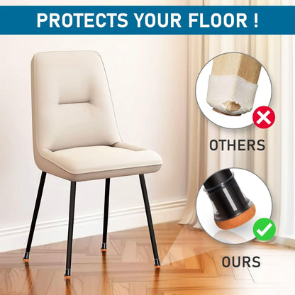 Chair Leg Floor Protectors 16 PCS