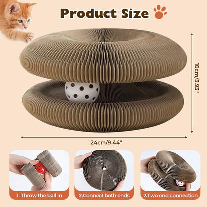 Foldable Organ Cat Scratcher Board