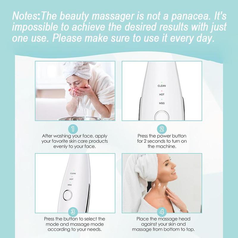 3 Color LED Face and Neck Therapy Massager