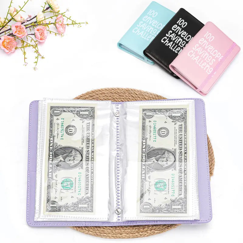 100 Days Money Saving Challenge Coin Envelope Book💵