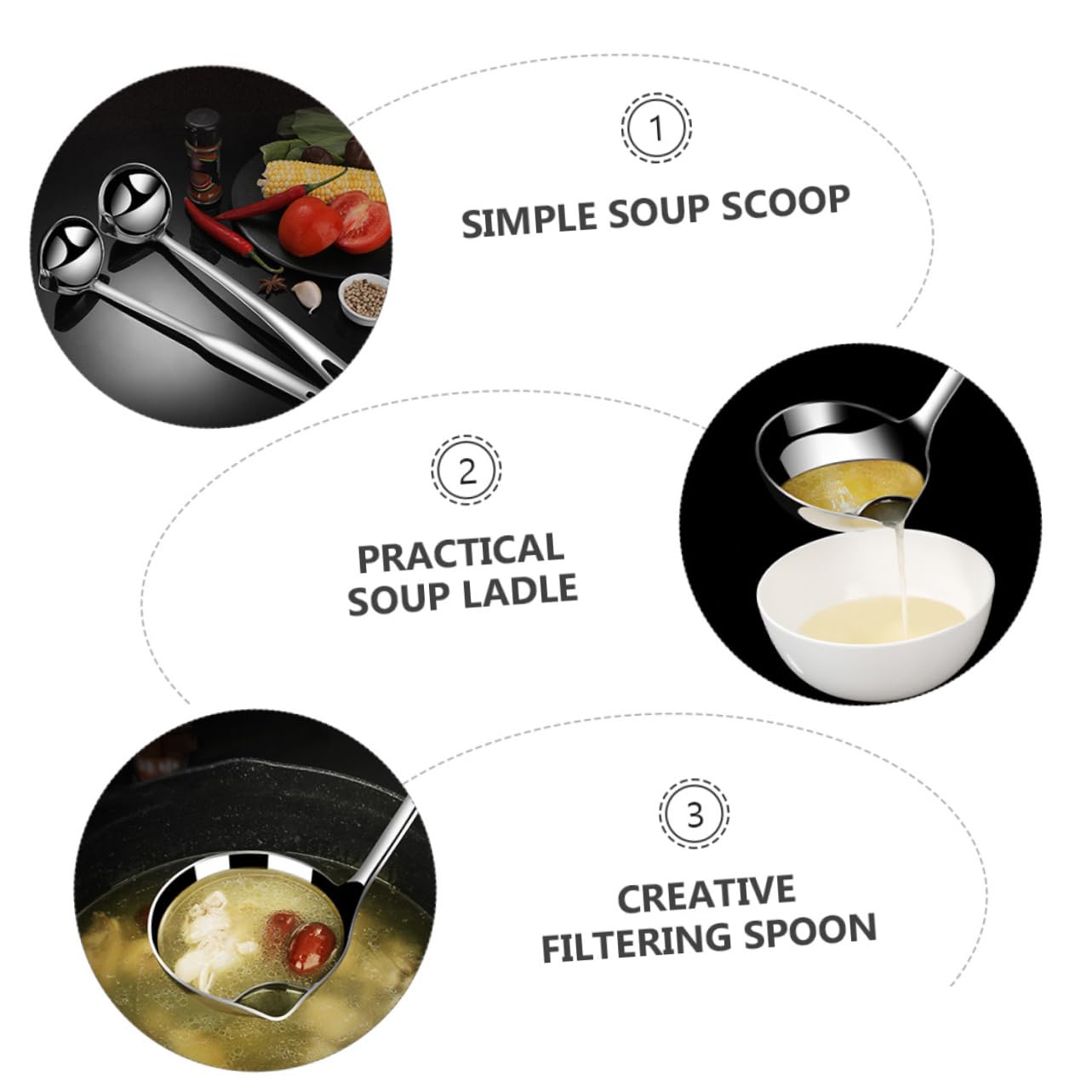 🎁Great Gifts - 49% off🎁🥄Cooking Oil Filter Spoon-Enjoy Clear Soup Without The Grease