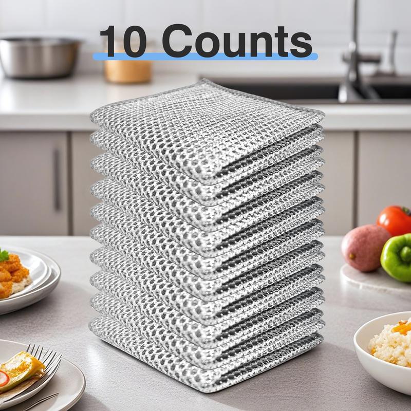 🥳10PCS Multipurpose Wire Dishwashing Rags