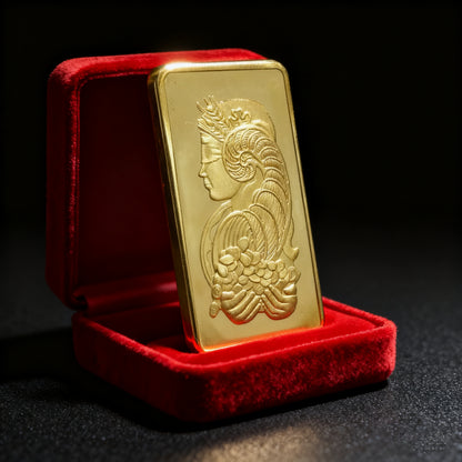Suisse Queen Fortuna Gold Bar 24KT- 1 OUNCE