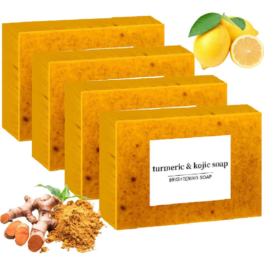 Lemon Turmeric KojicAcid Soap