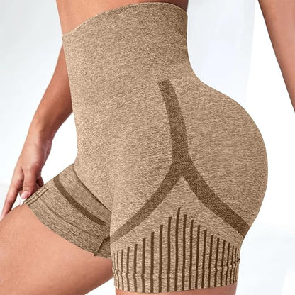 🌸🌸Womens Seamless Hip Lift Shapewear Shorts✨High Waisted Stretchy Elastic Yoga Pants Anti Chafing Underwear🧘‍👩