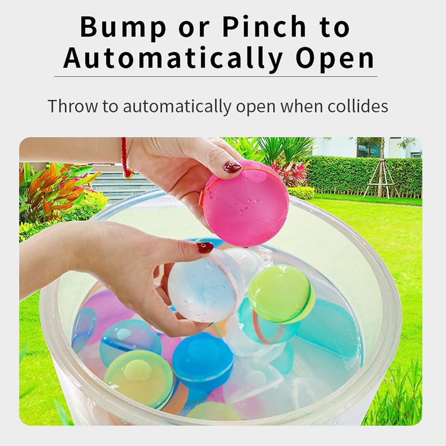 Magnetic Reusable Water Balloons 6PCS