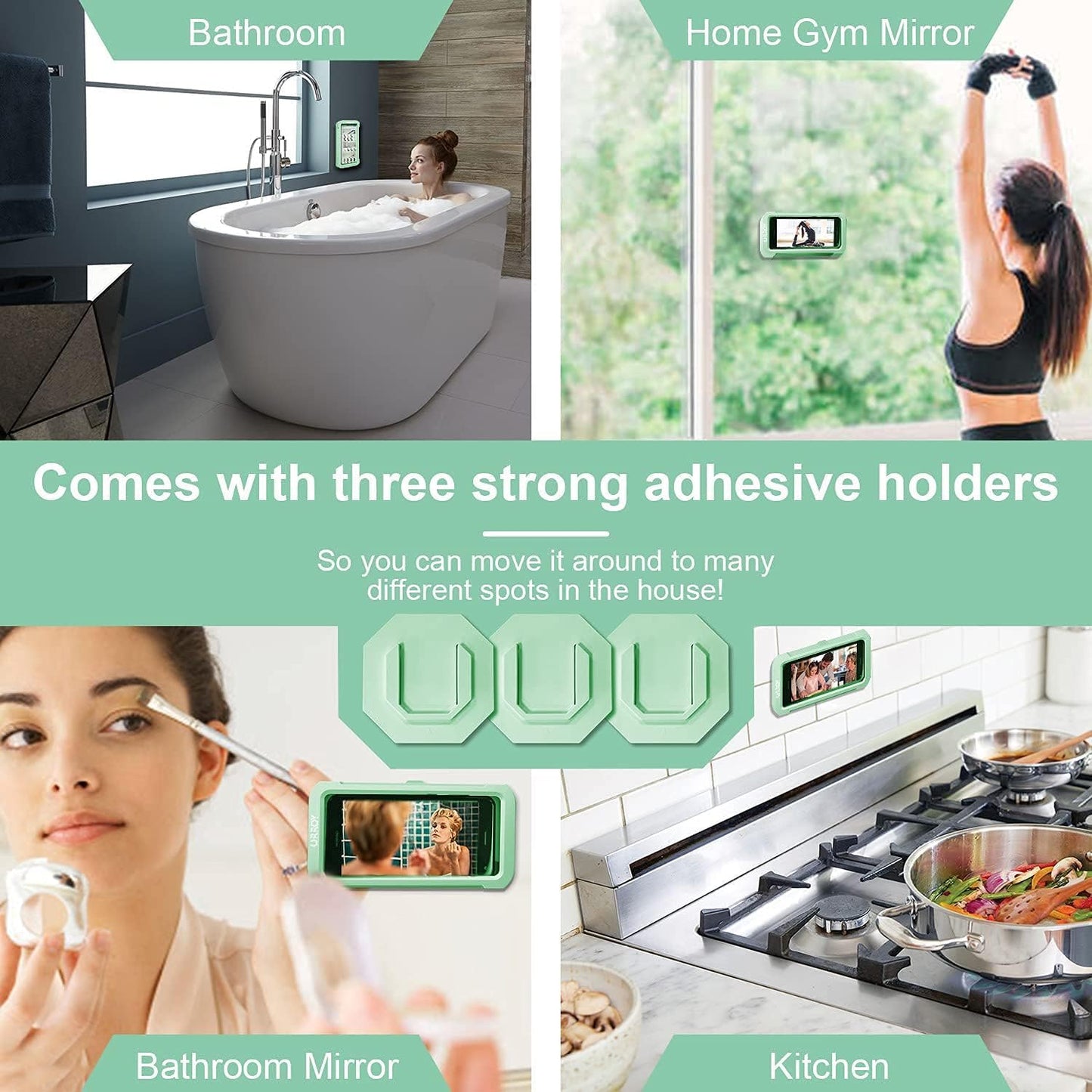 Waterproof Shower Phone Holder