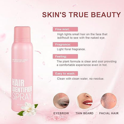 🌸🌸 Dermaplaning & Face Shaving – Hair Identifier Spray for Women's Facial Hair Removal 💖💆‍♀️