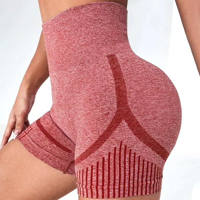 🌸🌸Womens Seamless Hip Lift Shapewear Shorts✨High Waisted Stretchy Elastic Yoga Pants Anti Chafing Underwear🧘‍👩