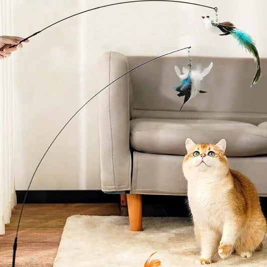 Interactive Bird Simulation Cat Toy Set