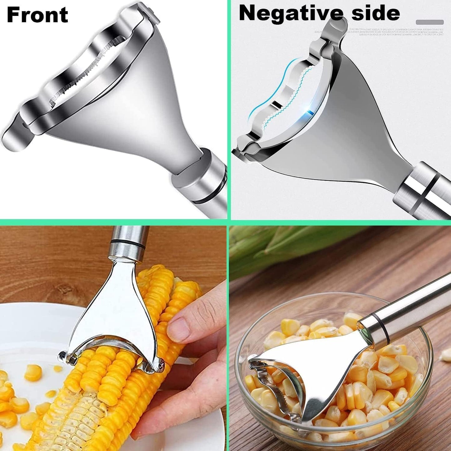 🌽 2 Counts Corn Peeler