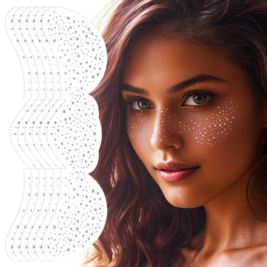 Silver Glitter Freckles
