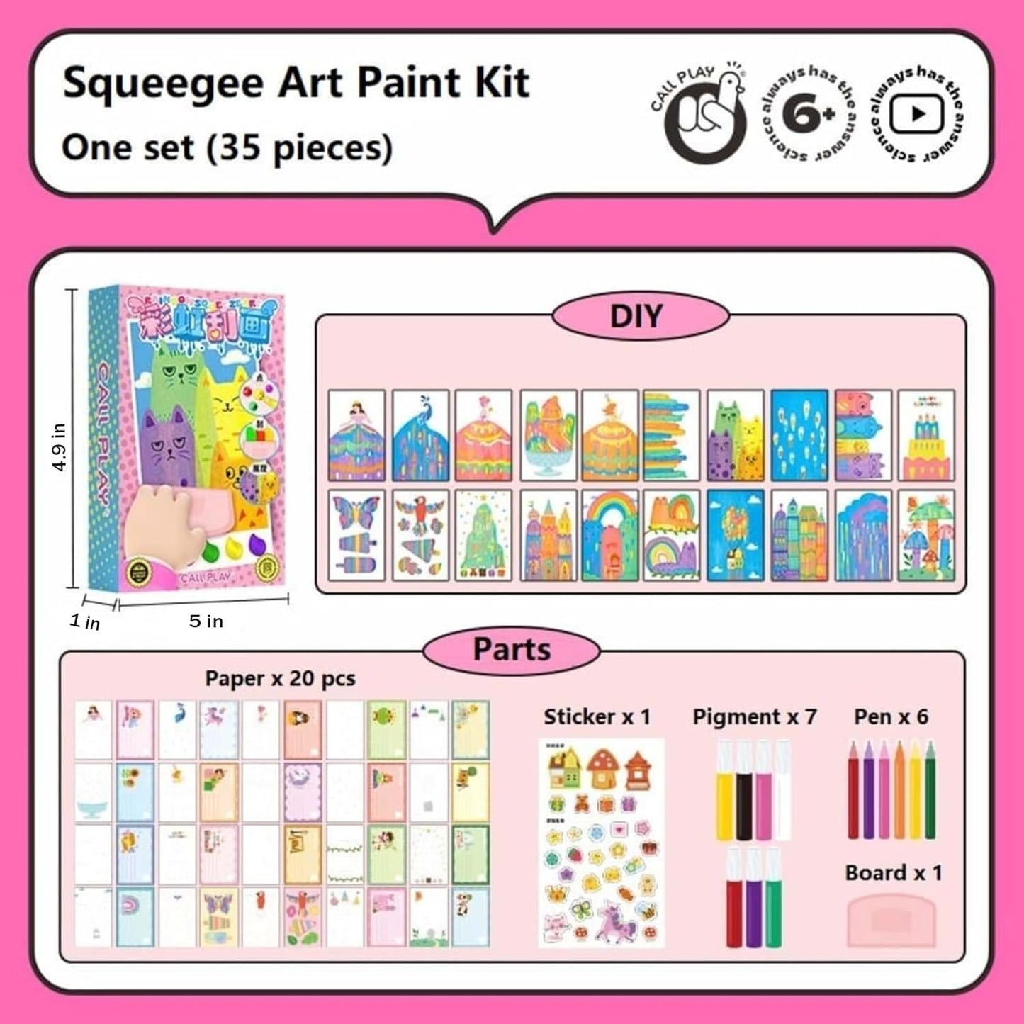 🎨 Rainbow Art Fun Kit for Kids