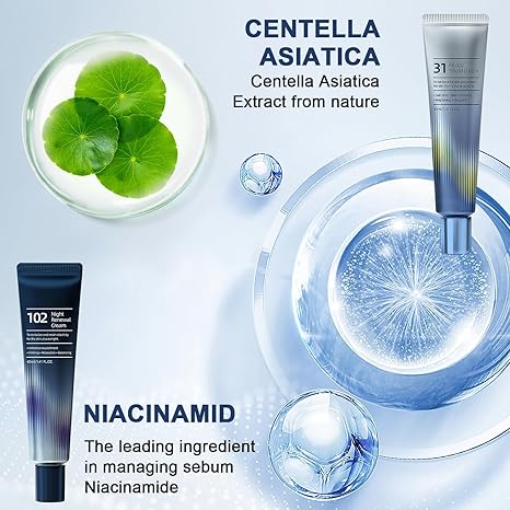 ✨31 All-Day Shield Cream & 102 Night Renewal Cream 🌞🌙Intensive Skin Care, Centella Asiatica And Niacinamide,All Skin Types🔥🔥