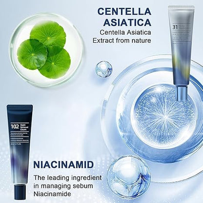 ✨31 All-Day Shield Cream & 102 Night Renewal Cream 🌞🌙Intensive Skin Care, Centella Asiatica And Niacinamide,All Skin Types🔥🔥