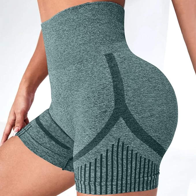 🌸🌸Womens Seamless Hip Lift Shapewear Shorts✨High Waisted Stretchy Elastic Yoga Pants Anti Chafing Underwear🧘‍👩