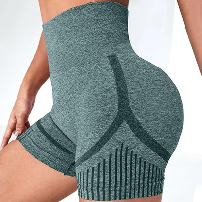 🌸🌸Womens Seamless Hip Lift Shapewear Shorts✨High Waisted Stretchy Elastic Yoga Pants Anti Chafing Underwear🧘‍👩
