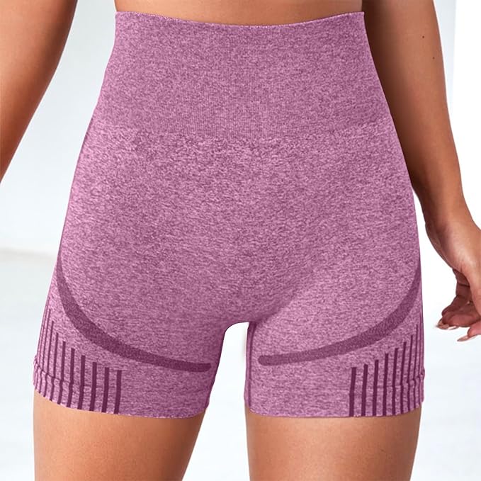 🌸🌸Womens Seamless Hip Lift Shapewear Shorts✨High Waisted Stretchy Elastic Yoga Pants Anti Chafing Underwear🧘‍👩
