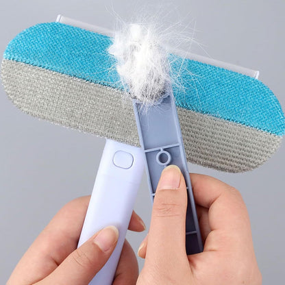 ✨🐾 Reusable Pet Hair Remover Brush – 4-in-1 Lint Cleaner for Dog & Cat Hair 🧹