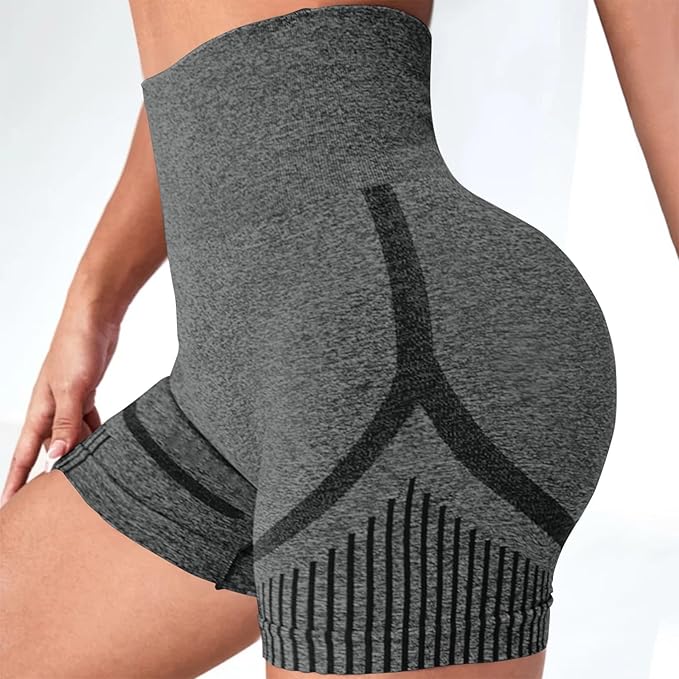 🌸🌸Womens Seamless Hip Lift Shapewear Shorts✨High Waisted Stretchy Elastic Yoga Pants Anti Chafing Underwear🧘‍👩