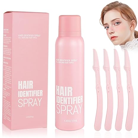 🌸🌸 Dermaplaning & Face Shaving – Hair Identifier Spray for Women's Facial Hair Removal 💖💆‍♀️