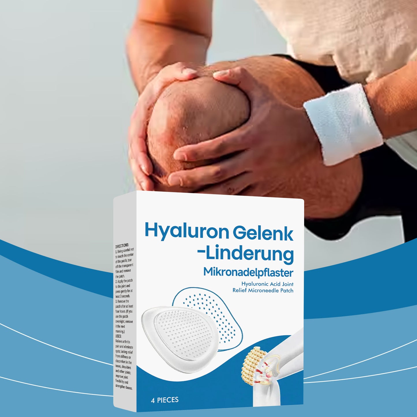 Hyaluronic Joint Relief Microneedle Patch