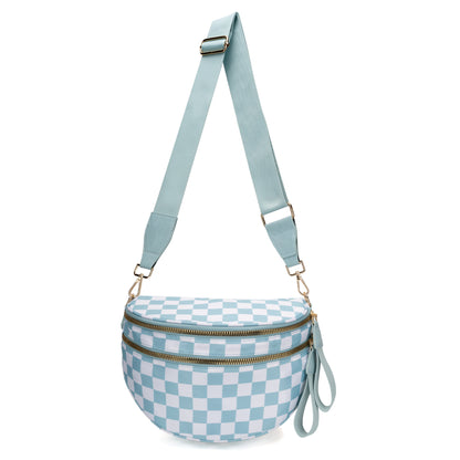 Checkered Bum Bag Crossbody