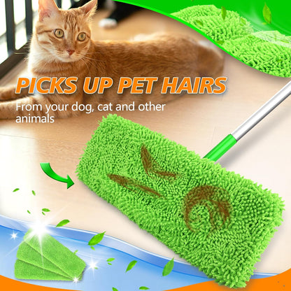 6 PCS Reusable Microfiber Mop Pads for Swiffer