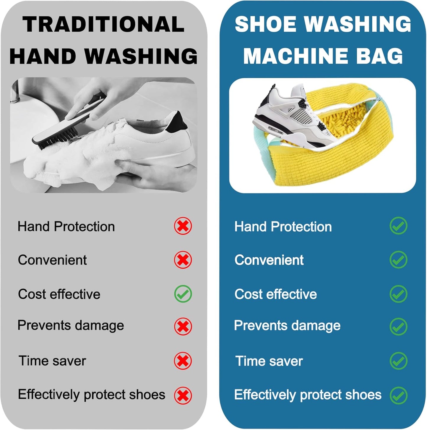 Laundry Shoe Washing Bag for Washing Machine
